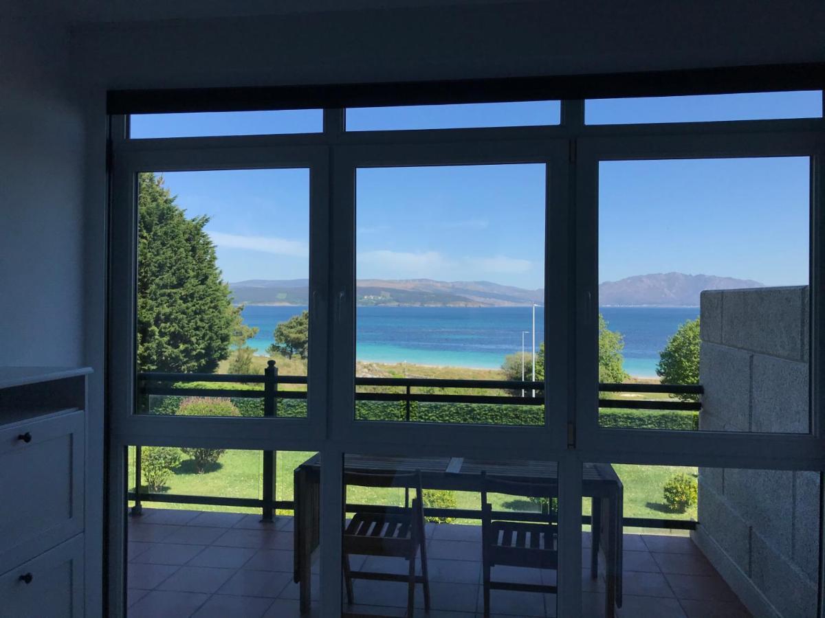 Apartamento Con Terraza Primera Linea De Playa Finisterre Dış mekan fotoğraf